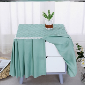 床头柜防尘罩卧室床头边柜套子布艺桌布茶几罩全包床头柜罩盖巾布