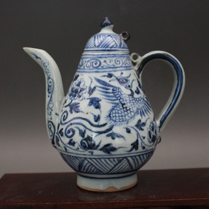 日用百货 茶具及配件 陶瓷茶壶 元青花瓷器壶