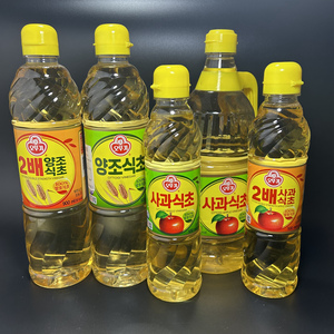 奥土基苹果醋2倍酿造食醋 韩国进口不倒翁炒菜拌菜蔬菜沙拉泡菜