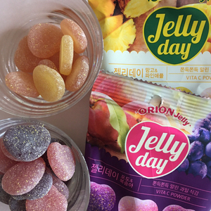 好丽友jellyday 水果味软糖芒果菠萝/葡萄桃子63g韩国进口奥里恩