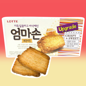 lotte妈妈手派饼干127g蜂蜜味韩国进口零食