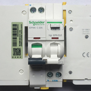 施耐德漏电保护空开 idpna 1p n c32a c16a 20a vigi 30ma 断路器