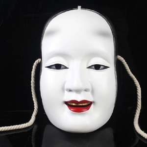 孙次郎面具般若面具日本能剧面具鬼首般若树脂面具工艺品喜剧面具