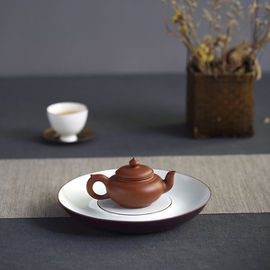 吴义永笑樱壶潮州手拉壶谢华大师之徒 全手工130cc紫砂壶名家茶壶