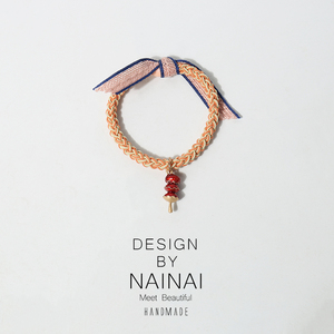 中国风国潮醒狮发绳手工diy编织发绳可爱年兽扎发头绳发饰_阿里巴巴找