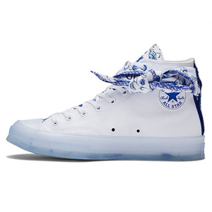 converse匡威女鞋1970s张艺兴联名青花瓷方巾帆布水晶底男170624c