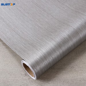 太空银色冰箱贴纸翻新贴自粘不锈钢装饰防水改色贴膜拉丝银金属