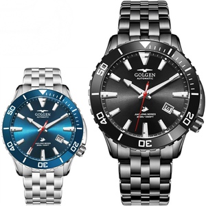 朱一龙同款古尊手表男士机械表300米潜水表钢带夜光日历男表6168m