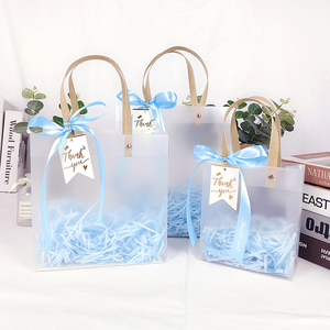 六一儿童节礼品袋幼儿园小朋友生日礼物袋透明结婚伴手礼手提袋子