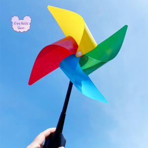 手工diy材料包自制彩虹风车汽车天线装饰球车顶通用卡通可爱个性