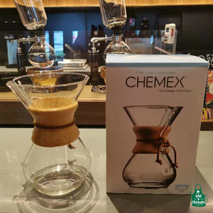 星巴克臻选上海烘焙工坊chemex手冲滴滤咖啡壶6杯份雅致手冲v60