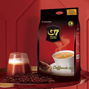 A越南进口中原G7原味咖啡100条袋装三合一学生提神速溶咖啡粉