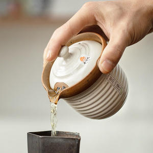 日本进口常滑烧一心作茶逢手工粗陶过滤急须泡茶壶功夫茶具手抓壶