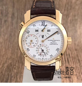 二手正品 江诗丹顿马耳他系列42005 玫瑰金 自动机械男表 包邮