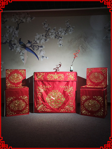 店天猫豫剧戏曲桌椅披用品绉缎机绣桌围椅帔演出舞台道具戏剧越剧椅