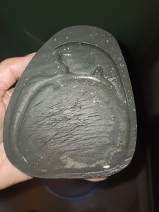 歙砚(龙尾砚)原产地龙尾山的水蕨老坑水波金星六七十年代老砚台