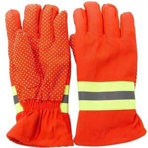 消防手套防滑手套长胶手套优质防火防护阻燃手套加厚防水透气包邮
