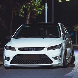 09-13款经典福克斯两厢改装大包围st前杠后唇rs后杠侧裙尾翼排气