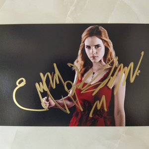 【冲钻现货】艾玛沃特森亲笔签名照片6寸 演唱会周边明星艺术签名