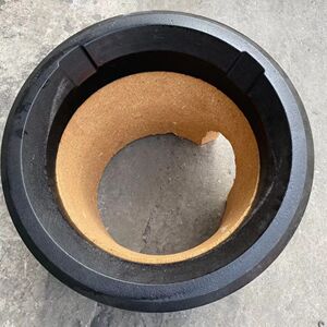 炉灶生铁圆锅圈广式炉灶斜铸铁灶铁圈整体炉膛重铁锅圈斜口炮台圈