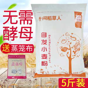 【送蒸布】自发粉5斤包子馒头专用粉油条发糕小麦粉家用中筋面粉