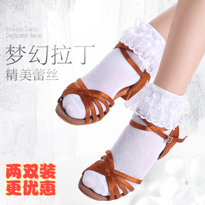 拉丁舞比赛袜子女童