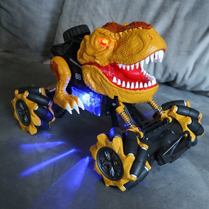恐龙遥控汽车玩具车越野四驱防水攀爬儿童高速怪兽赛车