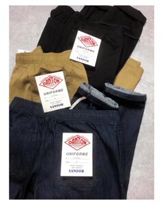 日本danton锥型 原色牛仔 工装裤 宽松休闲长裤 男女款 3色