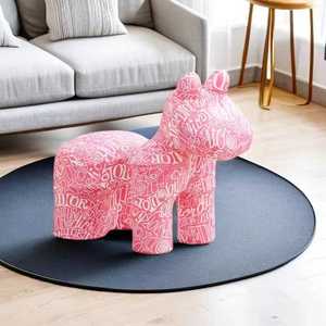网红小马椅创意椅子客厅小狗椅动物凳子个性儿童坐凳卡通造型座椅
