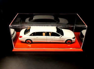 Autoart 奥拓 1:18 奔驰 普尔曼 S600 Pullman白 汽车模型展示盒