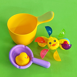 儿童戏水水勺水瓢婴幼儿浴室游泳馆宝宝洗澡沐浴洗发用品用具套装