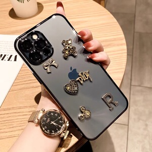 香奈儿适用iphone13promax奢华水钻手机壳苹果12高级感大牌带钻11