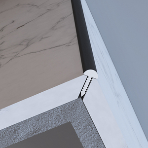 持雍阳角线瓷砖收边条黑色墙砖包边封边收口铝合金属条不锈钢转角