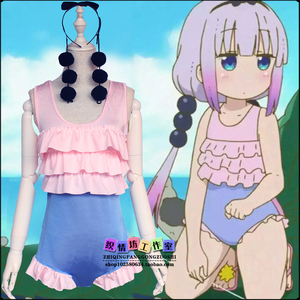 【织情坊】小林家的龙女仆 妹抖龙 康娜泳衣 死库水 泳衣 cos新款