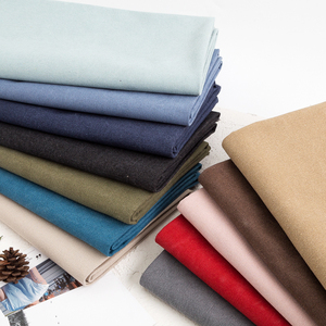 唐兔兔 纯色复古风做旧16安素色水洗帆布 手工diy布料包包面料