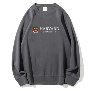 美国哈佛大学harvard纪念品周边校服卫衣长袖圆领衣服秋冬季外套