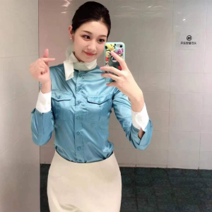 大韩航空空姐制服真品koreanair乘务员夏季套装修身气质韩国春秋