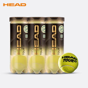 HEAD海德金罐网球正品tour XT/team比赛网球耐打训练球桶装3粒装