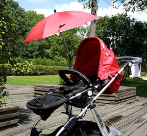 婴儿推车伞通用手推车晴雨伞宝宝车遮阳伞防紫外线带支架小孩车伞