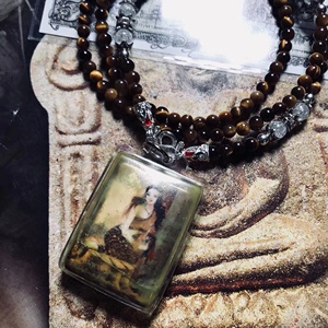 400人付款淘宝顶鼎佛牌j泰国佛牌 龙婆禅南 拉胡吊坠 包外壳防水 镶钻