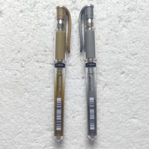 UNI三菱UM-153金银笔1.0mm太字签到笔动漫手绘珠宝设计白色高光笔