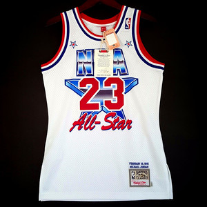 jordan91-92赛季nba全明星赛mn经典复刻球员版篮球服au球衣_阿里巴巴