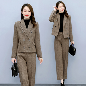 九分裤套装女冬两件套气质