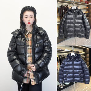 [宫先生现货] moncler 蒙口 黑色maya短款夹克羽绒服 男士1a53600