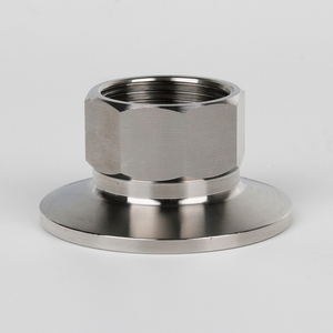 304不锈钢快装六角内丝管接头卫生级快速卡箍快接卡盘内螺纹管件