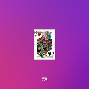 tlp反光车贴 小丑女dc漫画扑克牌自杀小队哈莉·奎茵汽车贴纸防水