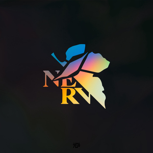 tlp镂空车贴 eva新世纪福音动漫nerv初号机眼睛觉醒标志油箱盖贴