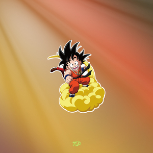 tlp反光车贴 七龙珠孙悟空筋斗云金箍棒动漫动画片行李箱防水贴纸