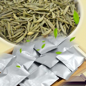 2021年新茶四川攀枝花贡品国胜银尖绿茶嫩芽头银尖茶50g 4g 12袋