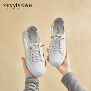 香香莉2022春季新款女鞋小白鞋网面透气学生舒适女休闲鞋x00710